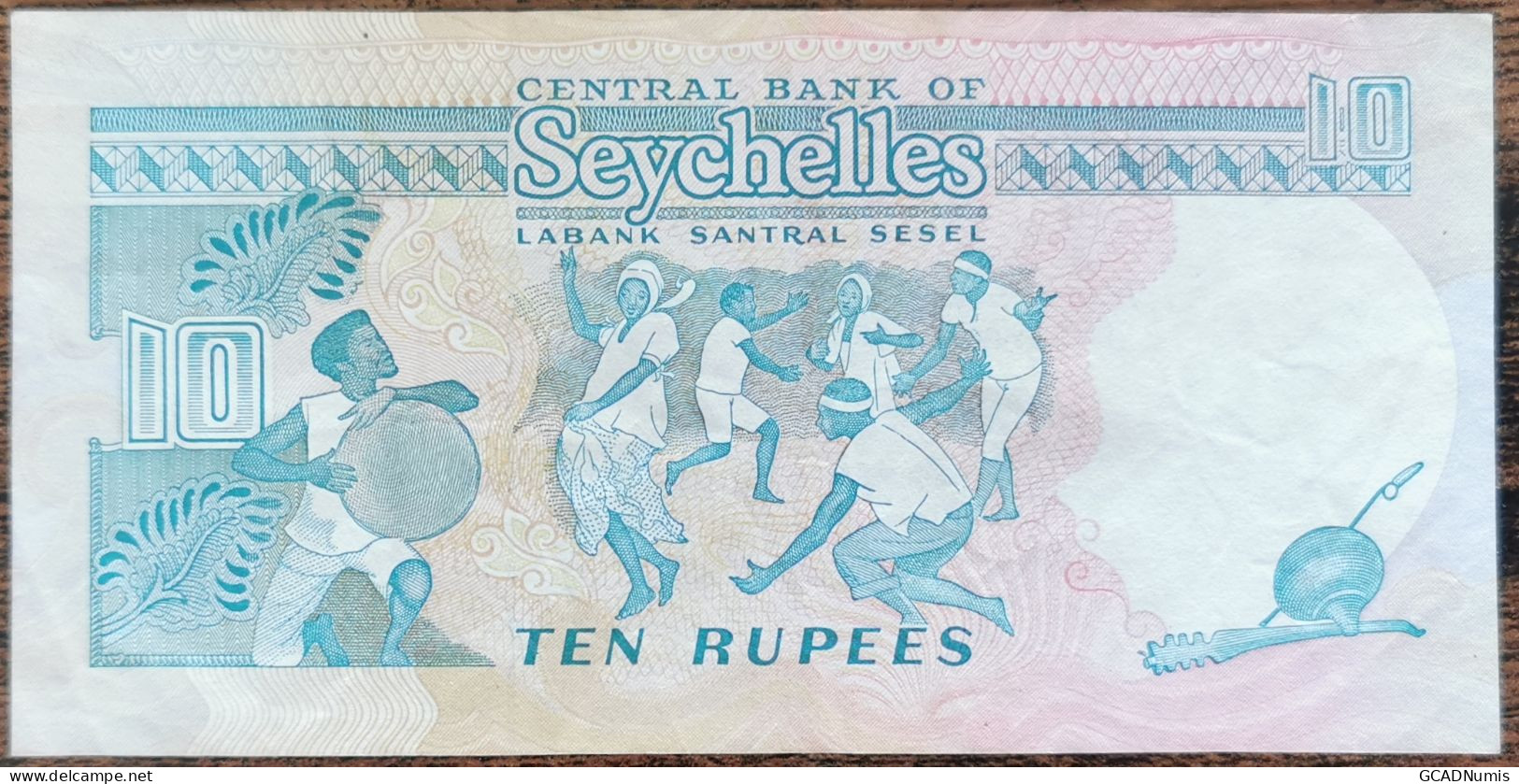 Billet 10 Rupees Seychelles 1989 Victoire - Pick 32a - B293148 - Seychelles