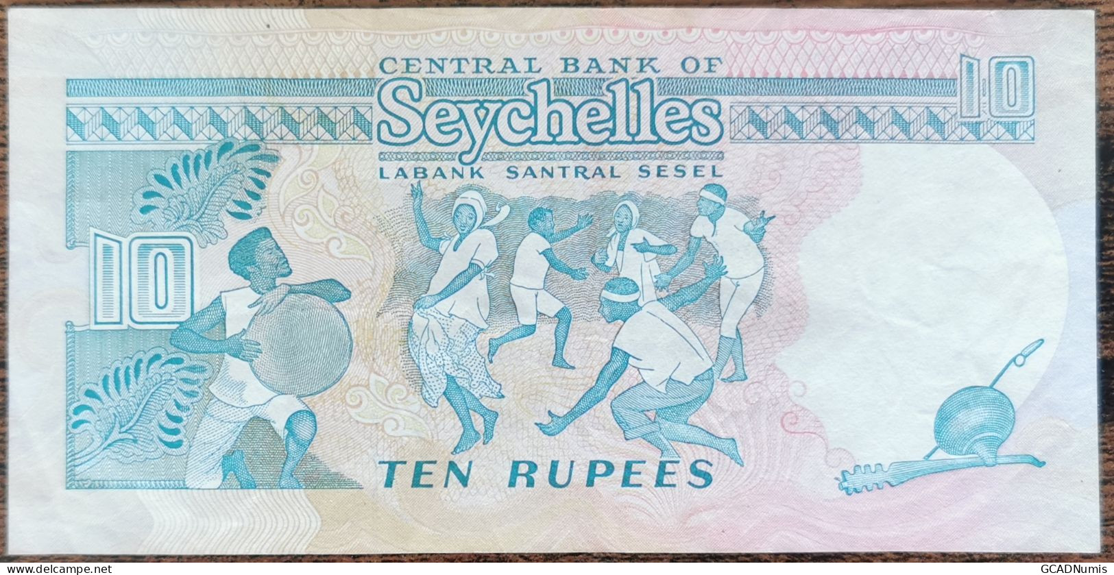 Billet 10 Rupees Seychelles 1989 Victoire - Pick 32a - B293148 - Seychellen