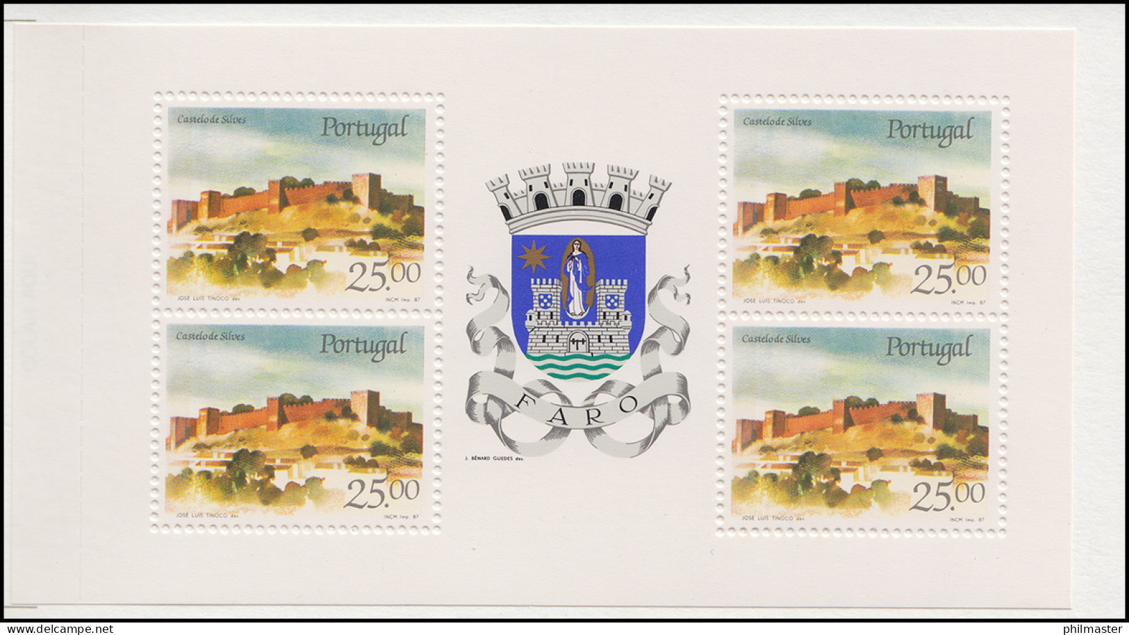 Portugal-Markenheftchen 1709 BuS Kastell Silves, Postfrisch **/ MNH - Markenheftchen
