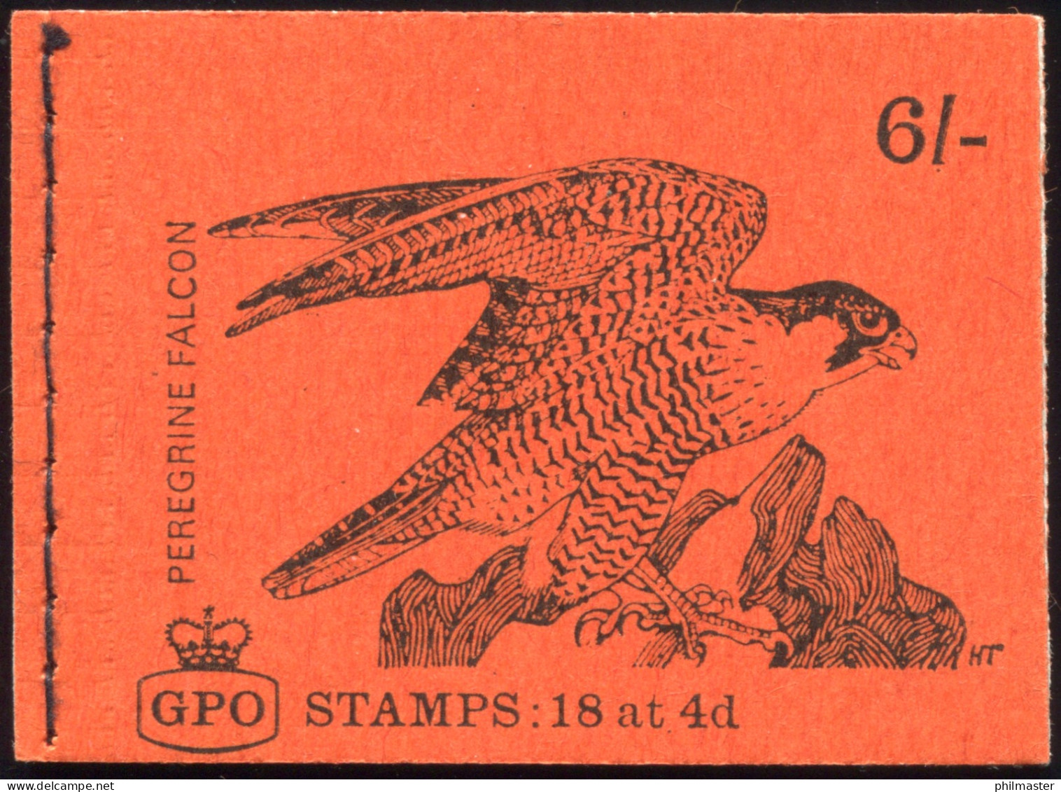 Großbritannien-Markenheftchen O-64cII Königin Elisabeth II. SEPT 1968, ** - Carnets