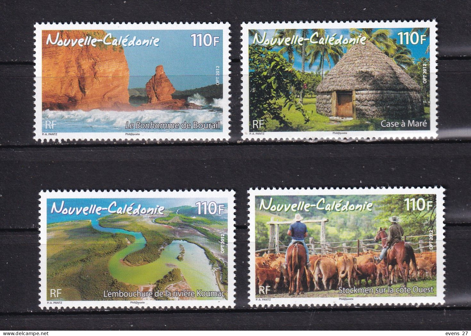 NEW CALEDONIA-2012- LANDCAPE-TOURISM-FARMING.--MNH. - Neufs