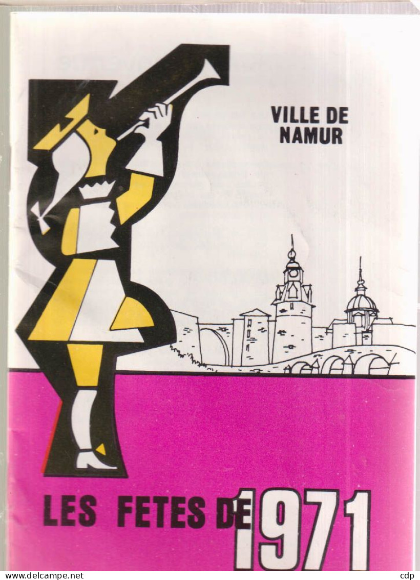 NAMUR Programme Fêtes 1971 - Programmes
