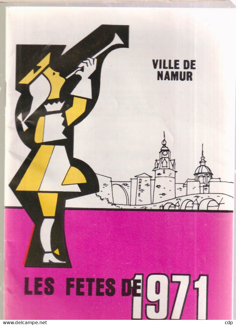 NAMUR Programme Fêtes 1971 - Programma's