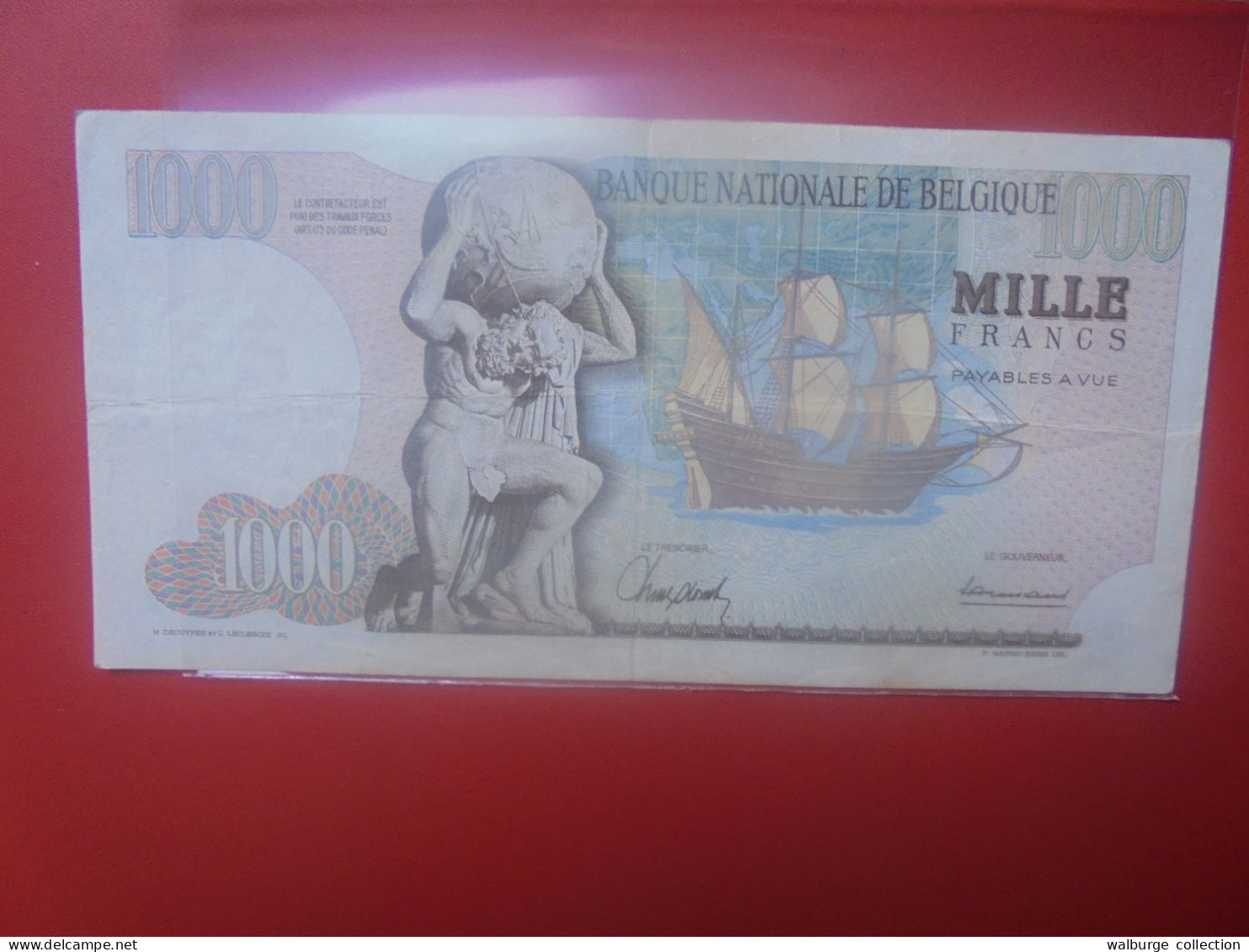 BELGIQUE 1000 FRANCS 26-4-1963 Circuler COTES: 30-50-120 EURO (B.18) - 1000 Francs