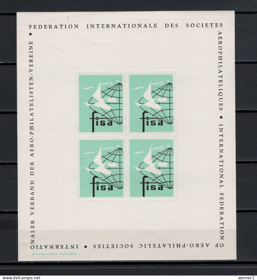 FISA International Federation Of Aero Philatelic Society, Space, Vignette MNH - Europa