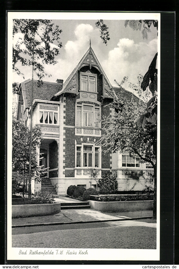 AK Bad Rothenfelde, Haus Koch, Aussenansicht  - Bad Rothenfelde