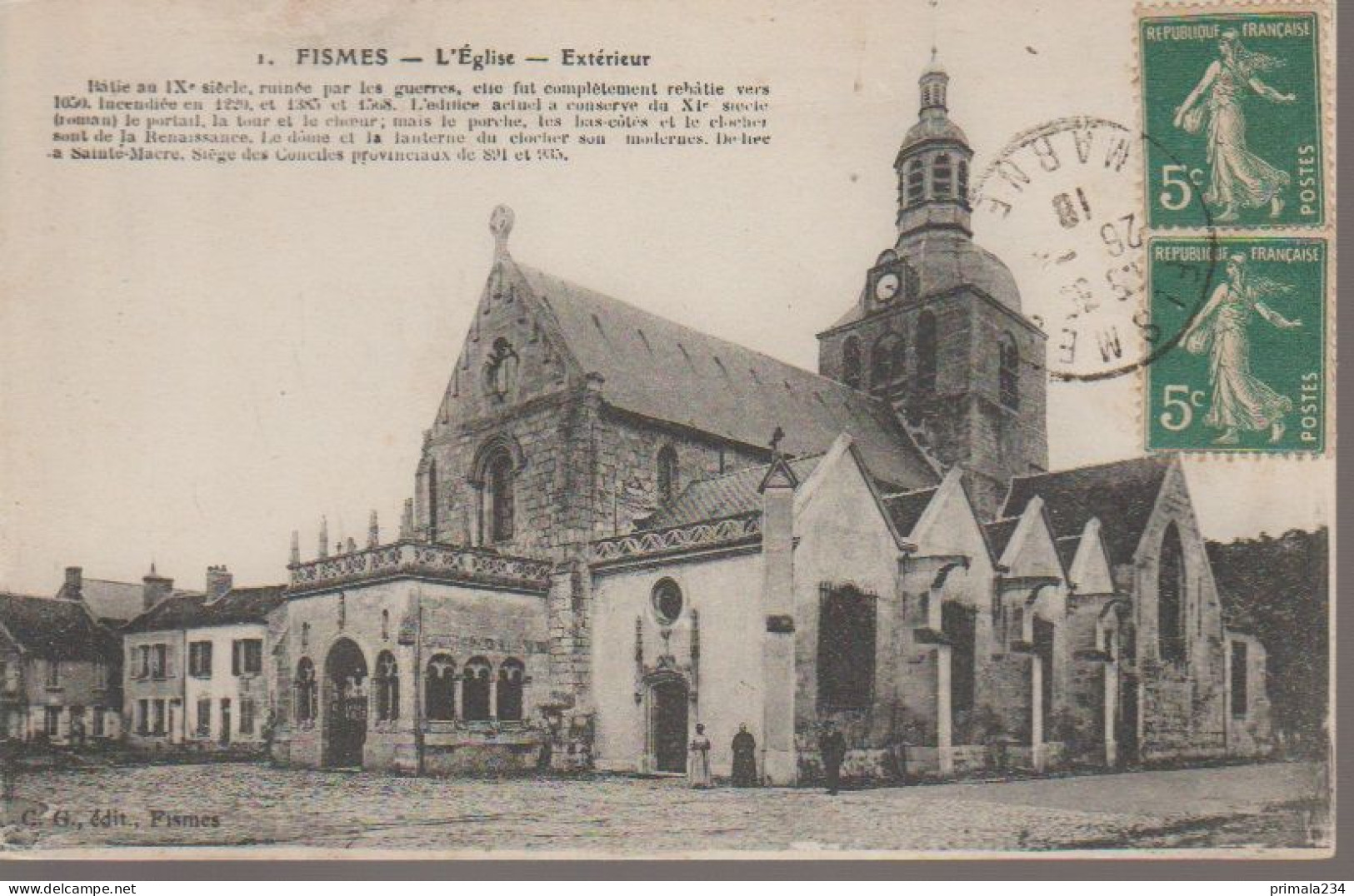 51 -  FISMES - EGLISE - Fismes