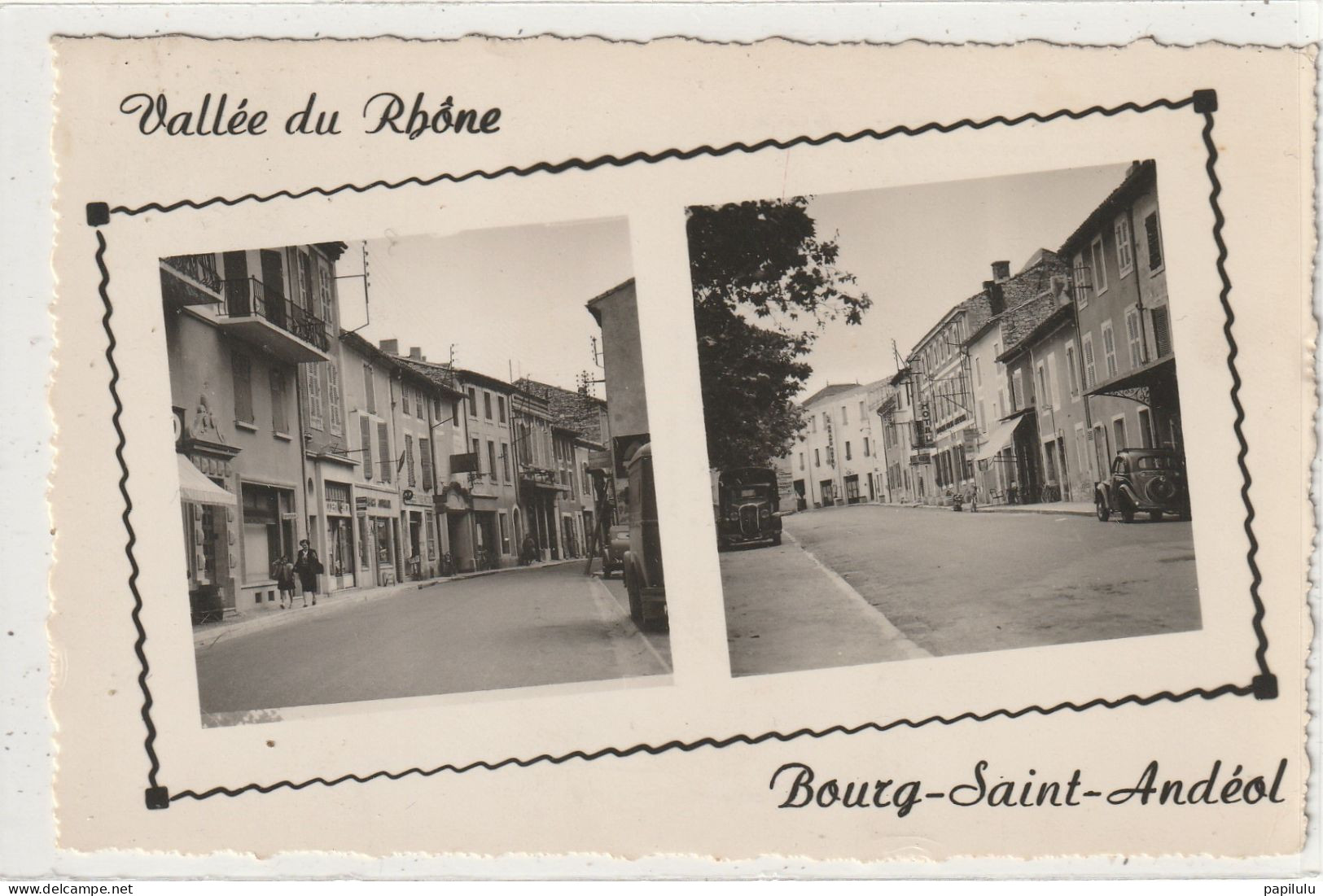 111 DEPT 07 : édit. J Cellard N° 40674 : Bourg Saint Andeol Faubourg Jean Jaures & Avenue Felix Chalmamel - Bourg-Saint-Andéol