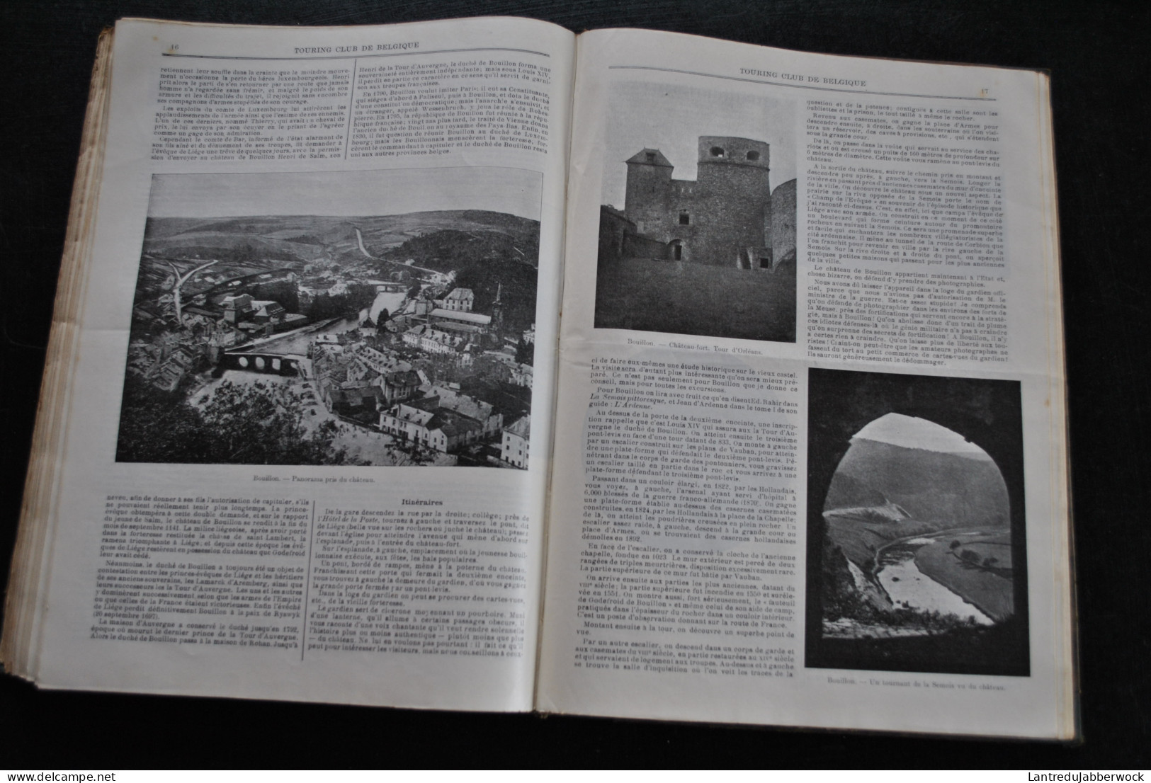 ANNUEL 1907 Bulletin officiel Touring Club de Belgique Alliance des touristes 13è année Régionalisme Tourisme Voyages