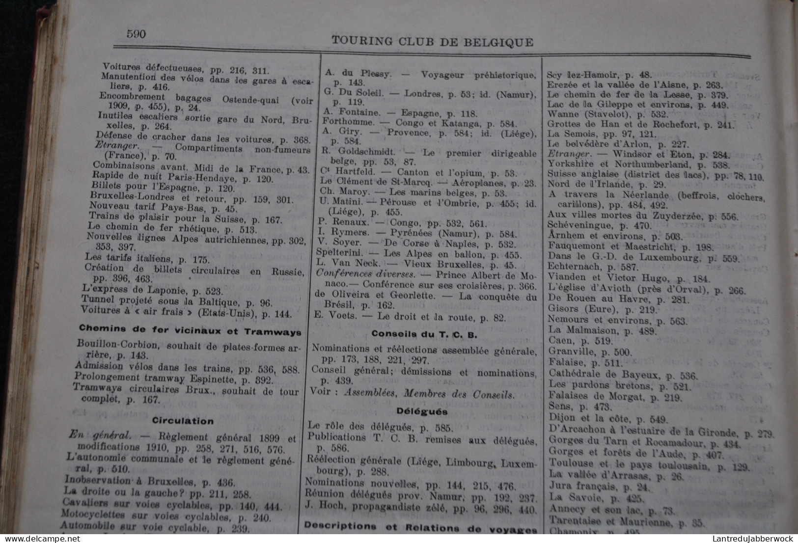 ANNUEL 1910 Bulletin Officiel Touring Club De Belgique Alliance Des Touristes 16è Année Régionalisme Tourisme Voyages - België
