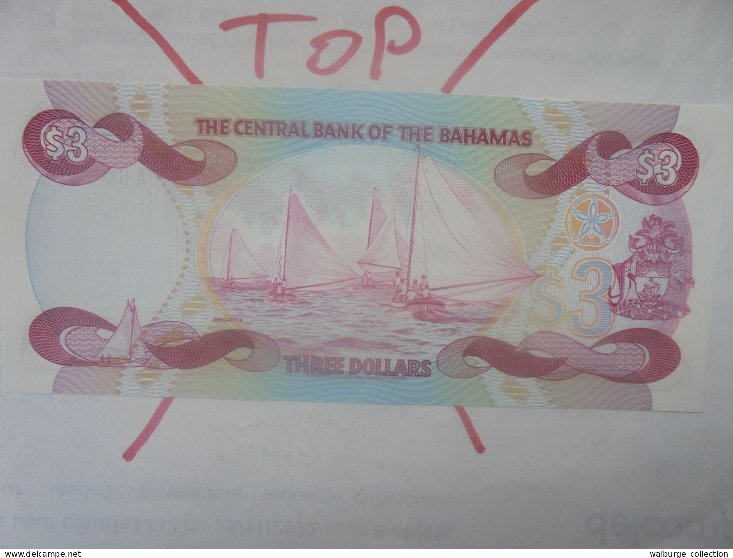 BAHAMAS 3$ 1974 Neuf/UNC (B.33) - Bahamas