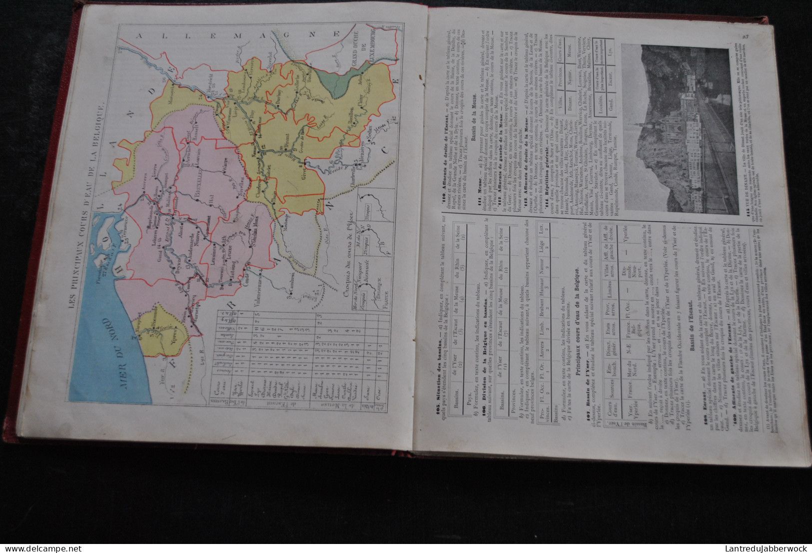 La Géographie Pittoresque Par J. TOISOUL Et E. WALLON Instituteurs En Chef à La Louvière Lambert-Deroisin 1898 RARE - België