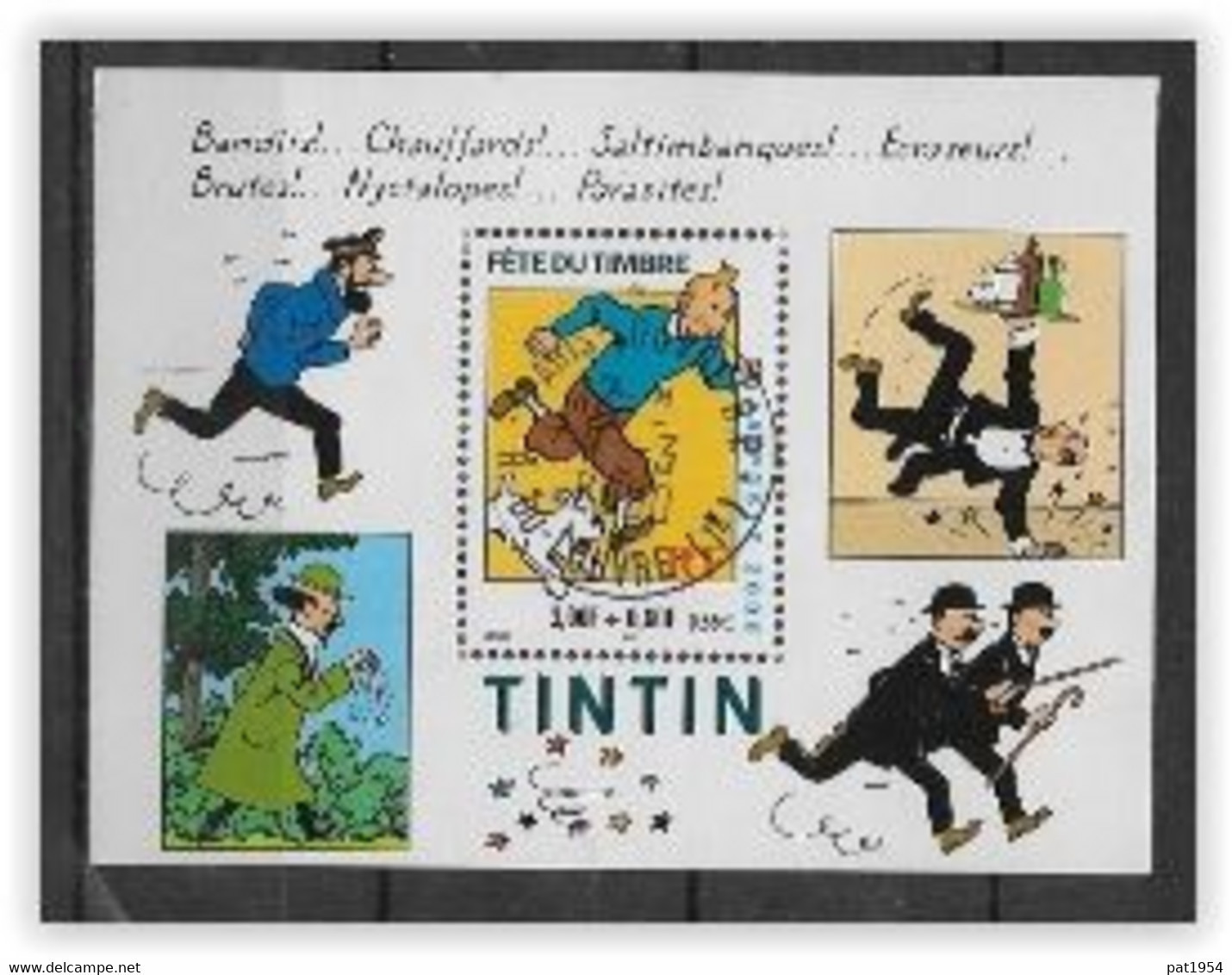 France 2000 Bloc N° 28 Oblitéré Tintin - Usati