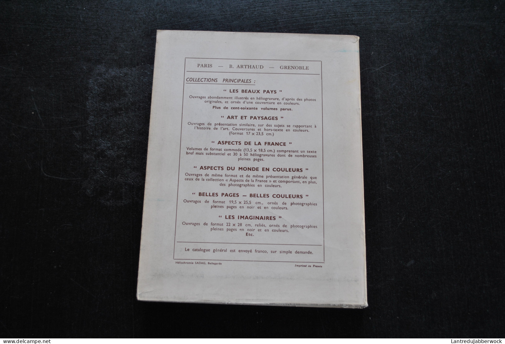 G.-H. DUMONT Belgique Bruxelles Et Pays Wallons Editions Arthaud 1958 Bisschops Collection Les Beaux Pays Héliogravure - België