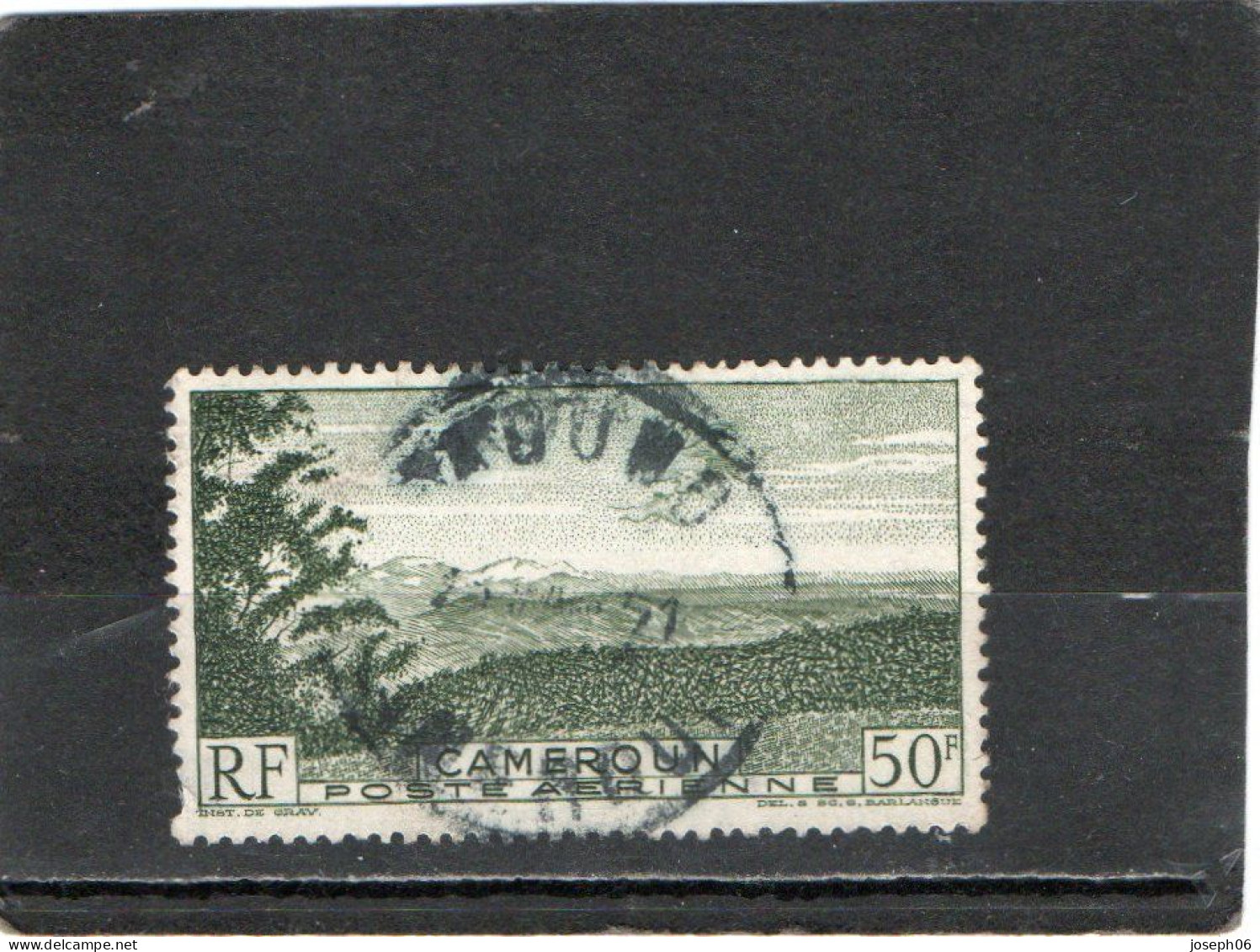 CAMEROUN    1947 - 52  Poste  Aérienne  Y. T. N° 38  Oblitéré - Kameroen (1960-...)