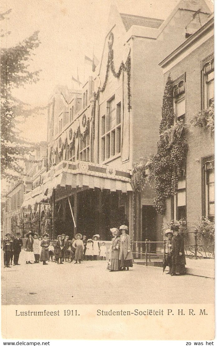 Utrecht, Studenten-Societeit P.H.R.M. Lustrumfeest 1911 - Utrecht