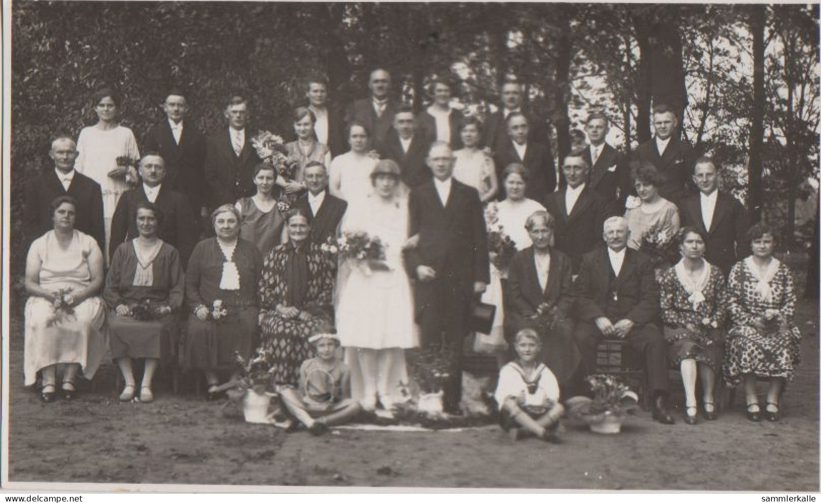 30403 - Hochzeitsgesellschaft - Ca. 1935 - Couples