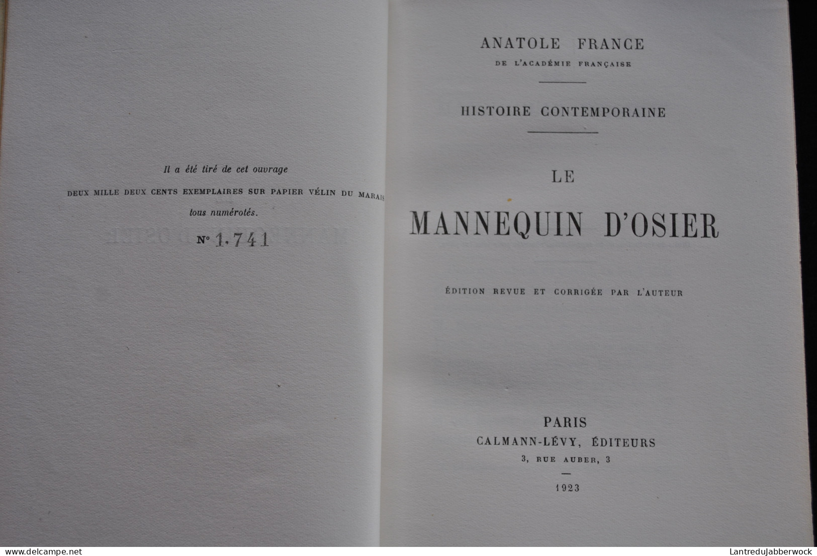 Anatole FRANCE ensemble de 14 reliures cuir Calmann Lévy Tirage limité Vélin du Marais RARE Lot Histoire contemporaine..