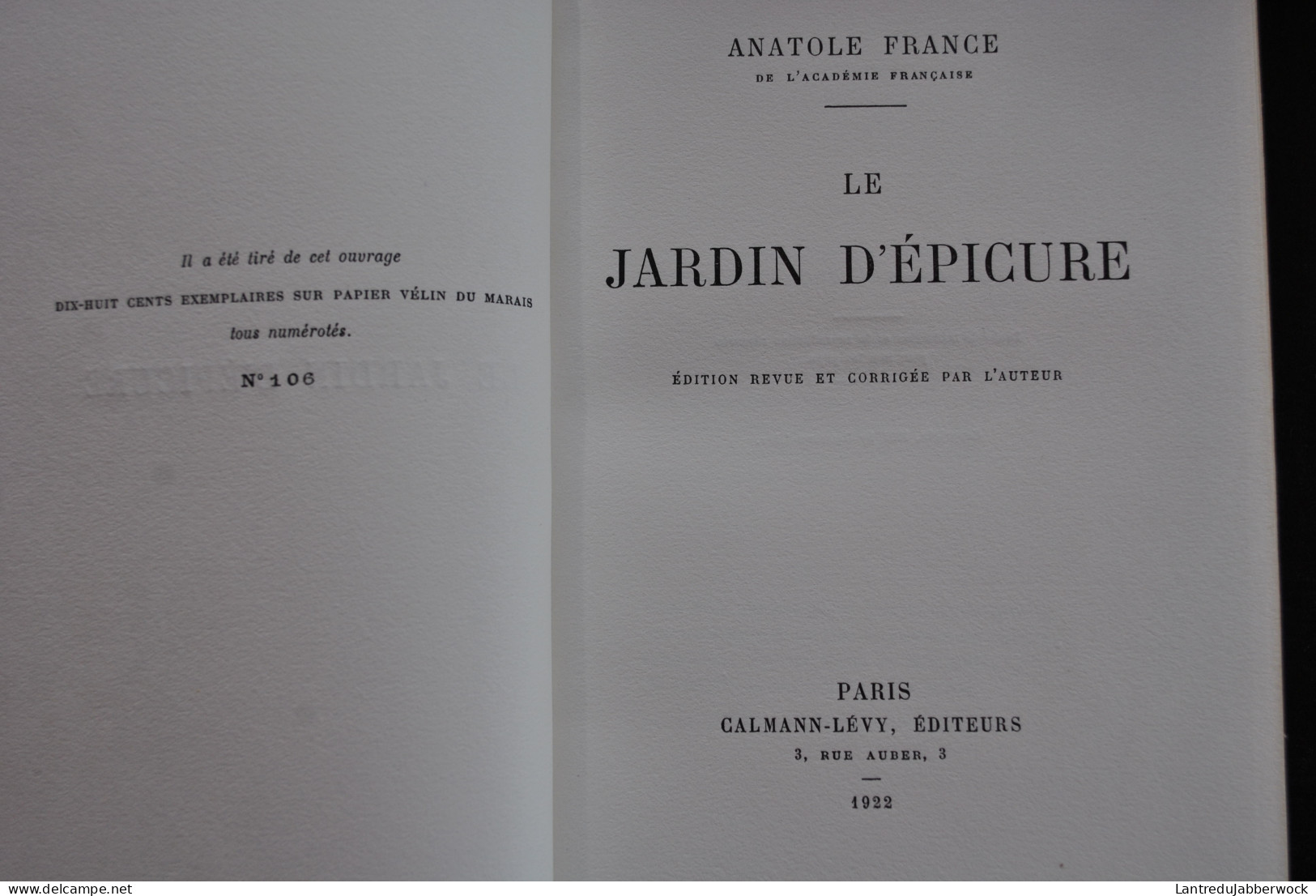 Anatole FRANCE ensemble de 14 reliures cuir Calmann Lévy Tirage limité Vélin du Marais RARE Lot Histoire contemporaine..