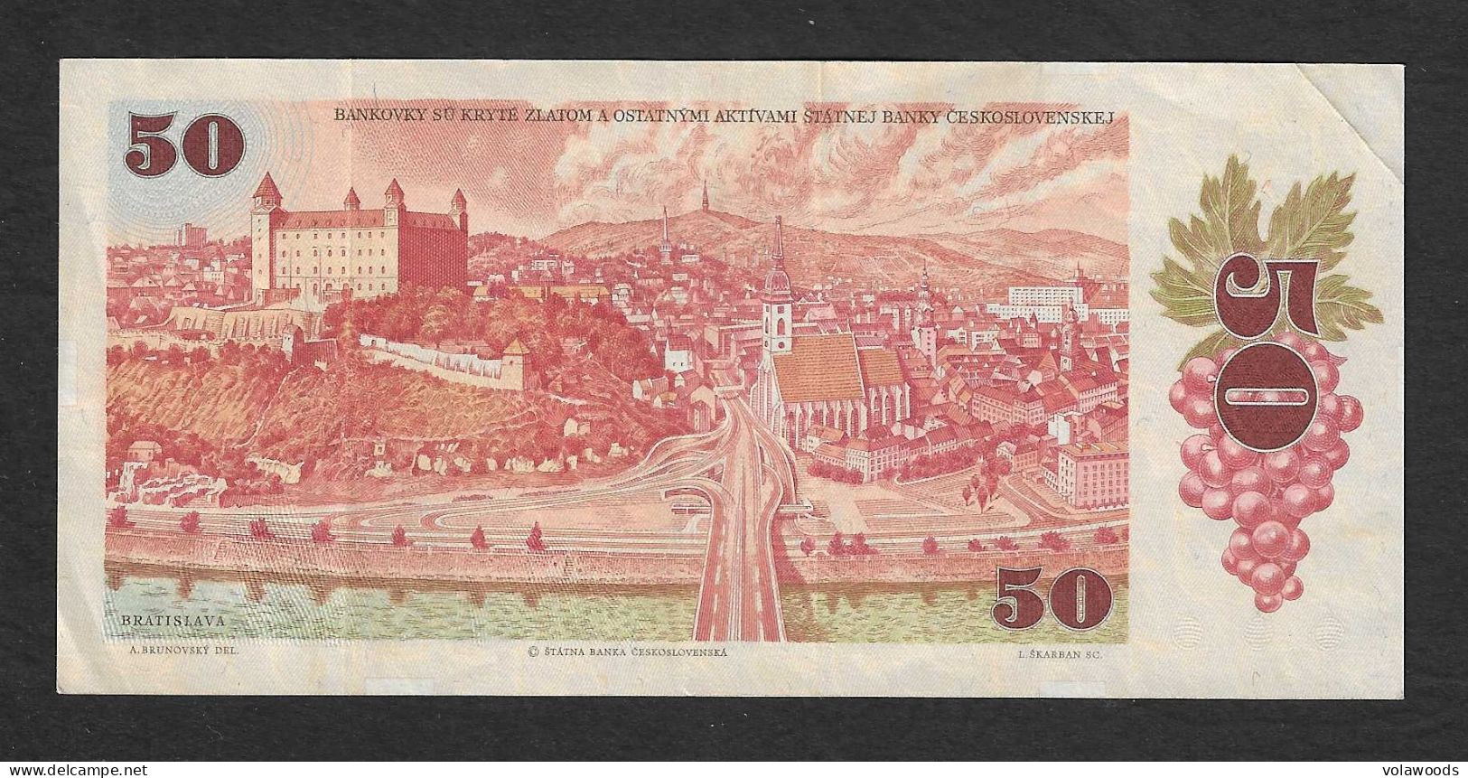 Cecoslovacchia - Banconota Circolata Da 50 Corone  P-96a - 1987 #19 - Czechoslovakia