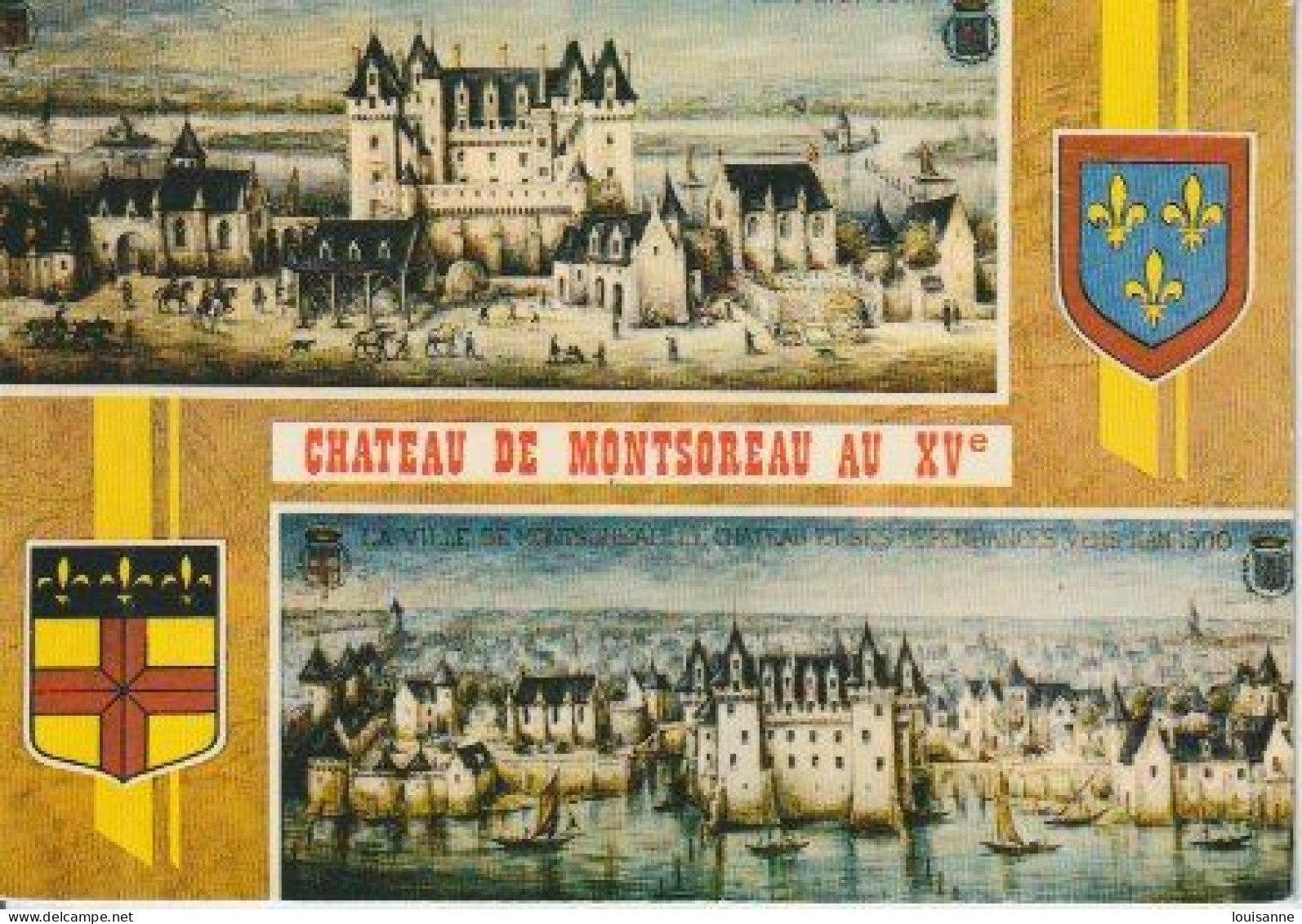 MONTSOREAU  ( 49 )    CHÂTEAU   AU  XVE   - C P M ( 24 / 4 / 61  ) - Kastelen