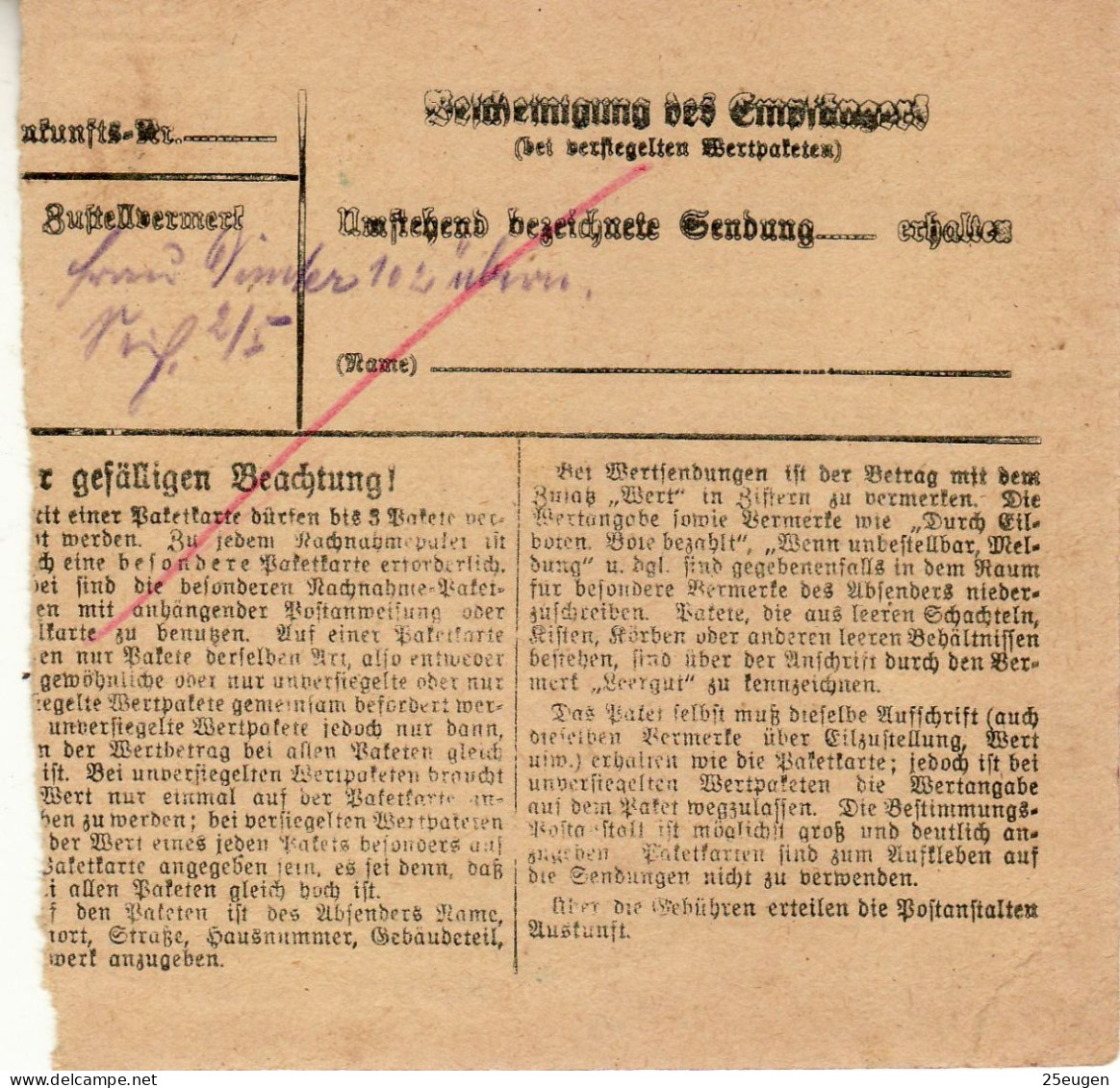 GERMANY THIRD REICH 1944 PRINT SENT FROM MUENSTERBERG /ZIĘBICE/ - Sonstige & Ohne Zuordnung