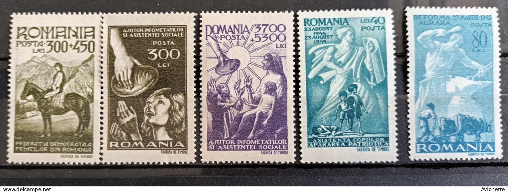 Romania (9 Timbres) - Unused Stamps