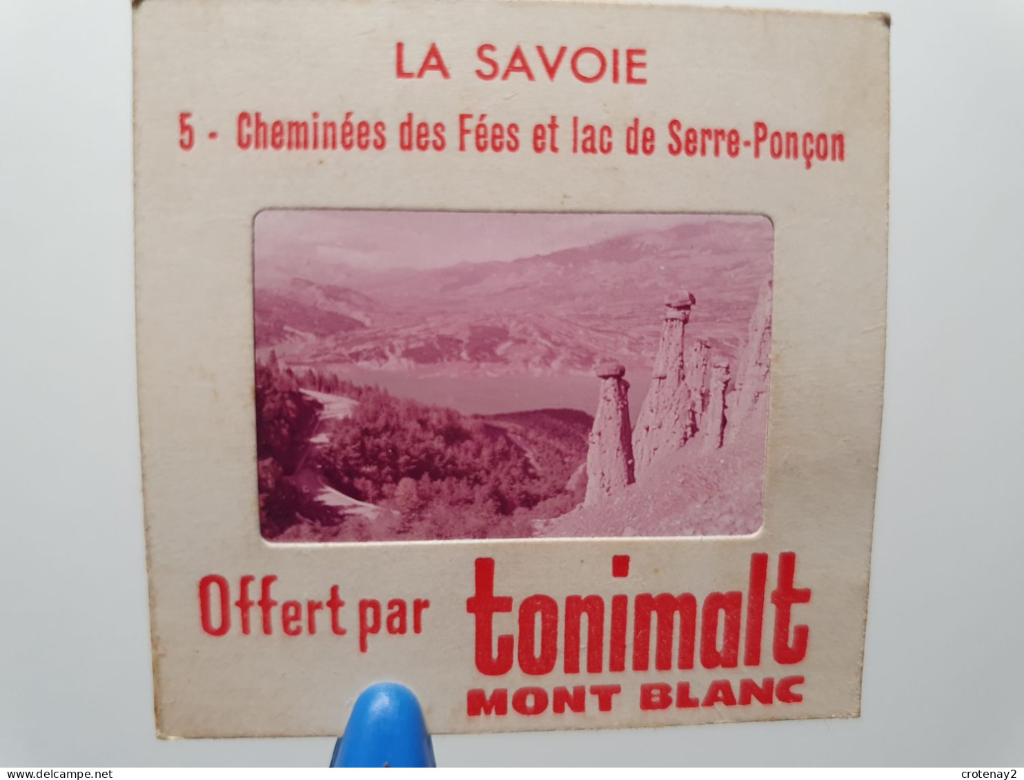 Photo Diapo Diapositive Slide Par TONIMALT La Savoie N°5 Cheminées Des Fées Et Lac De Serre Ponçon VOIR ZOOM - Diapositives