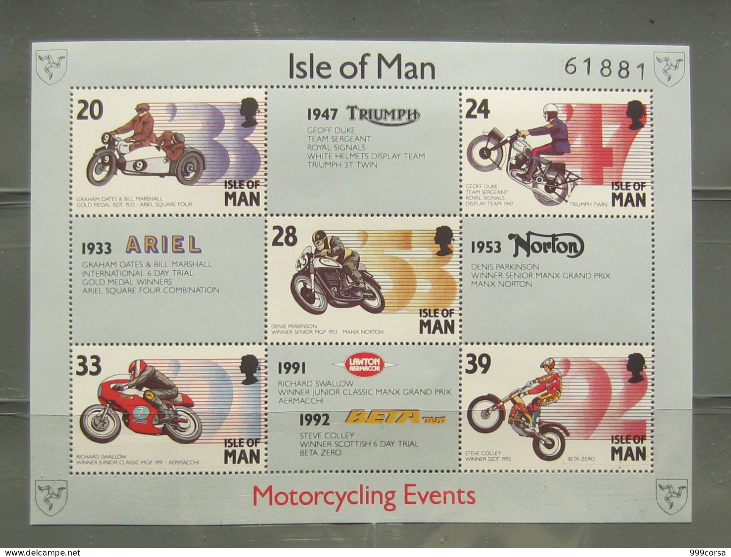 IM_2460, Isola Di Man, Motorcycling Events, Ariel, Triumph, Norton, Aermacchi, Beta Zero - Motorräder