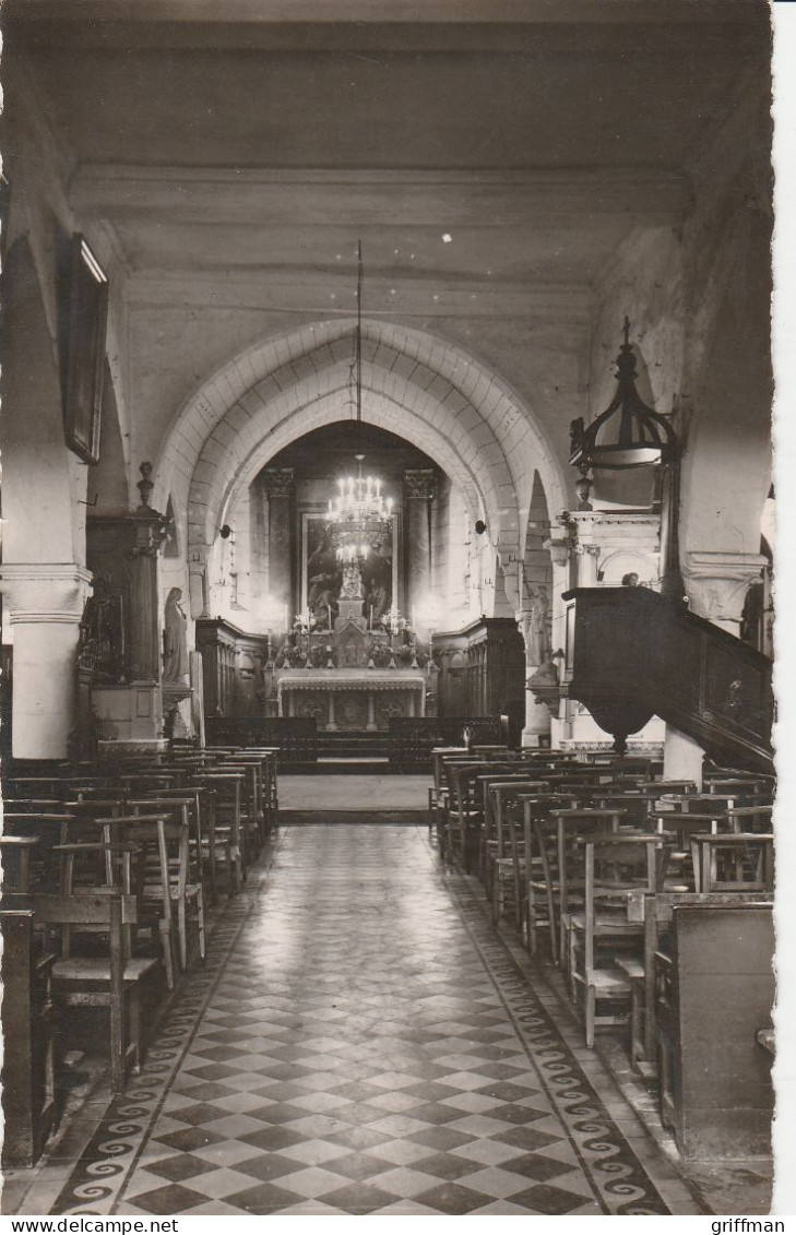 ASNIERES SUR OISE INTERIEUR DE L'EGLISE CPSM 9X14 TBE - Asnières-sur-Oise