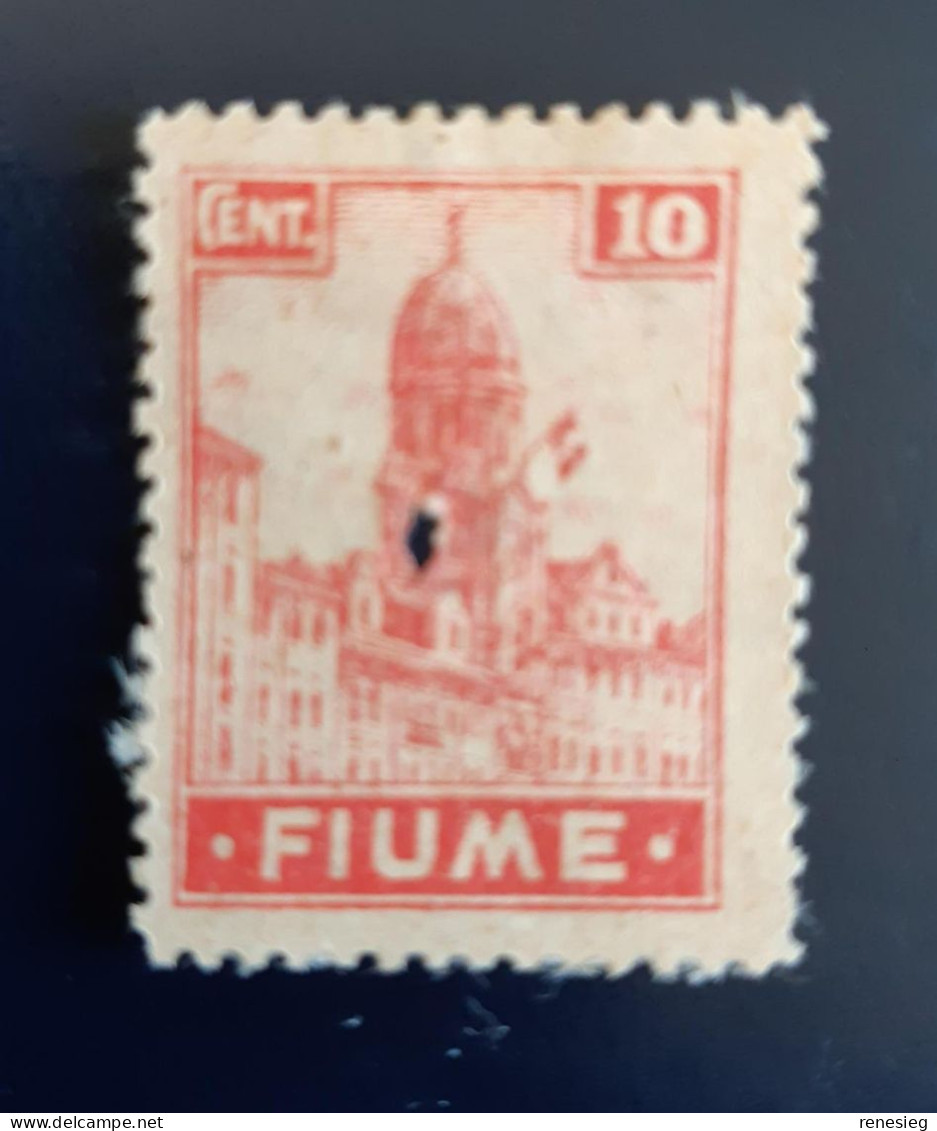 1919 Yvery 35 MH Second Choix - Fiume