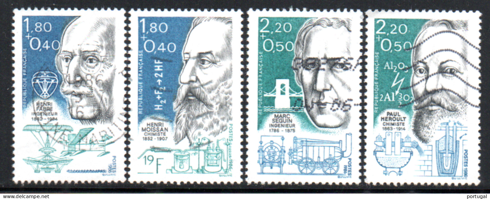 N° 2397/2400 - 1986 - Used Stamps