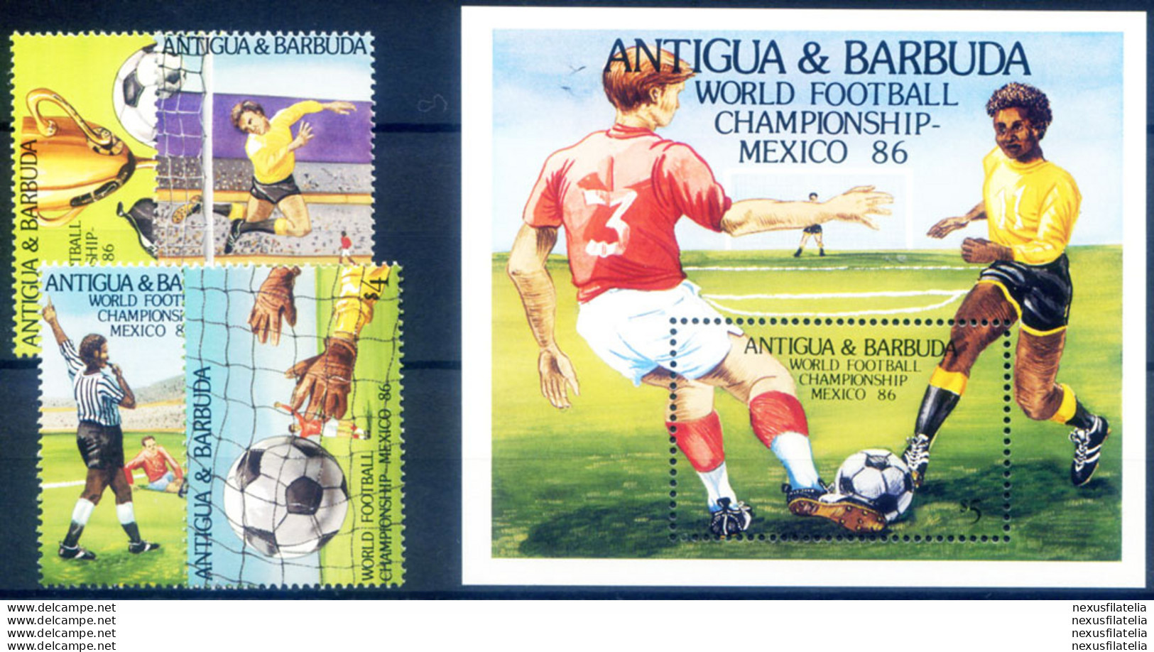Sport. Calcio 1986. - Antigua Und Barbuda (1981-...)