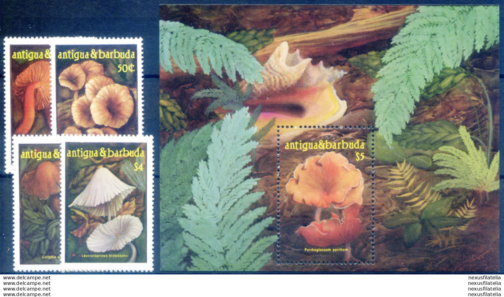 Flora. Funghi 1986. - Antigua And Barbuda (1981-...)