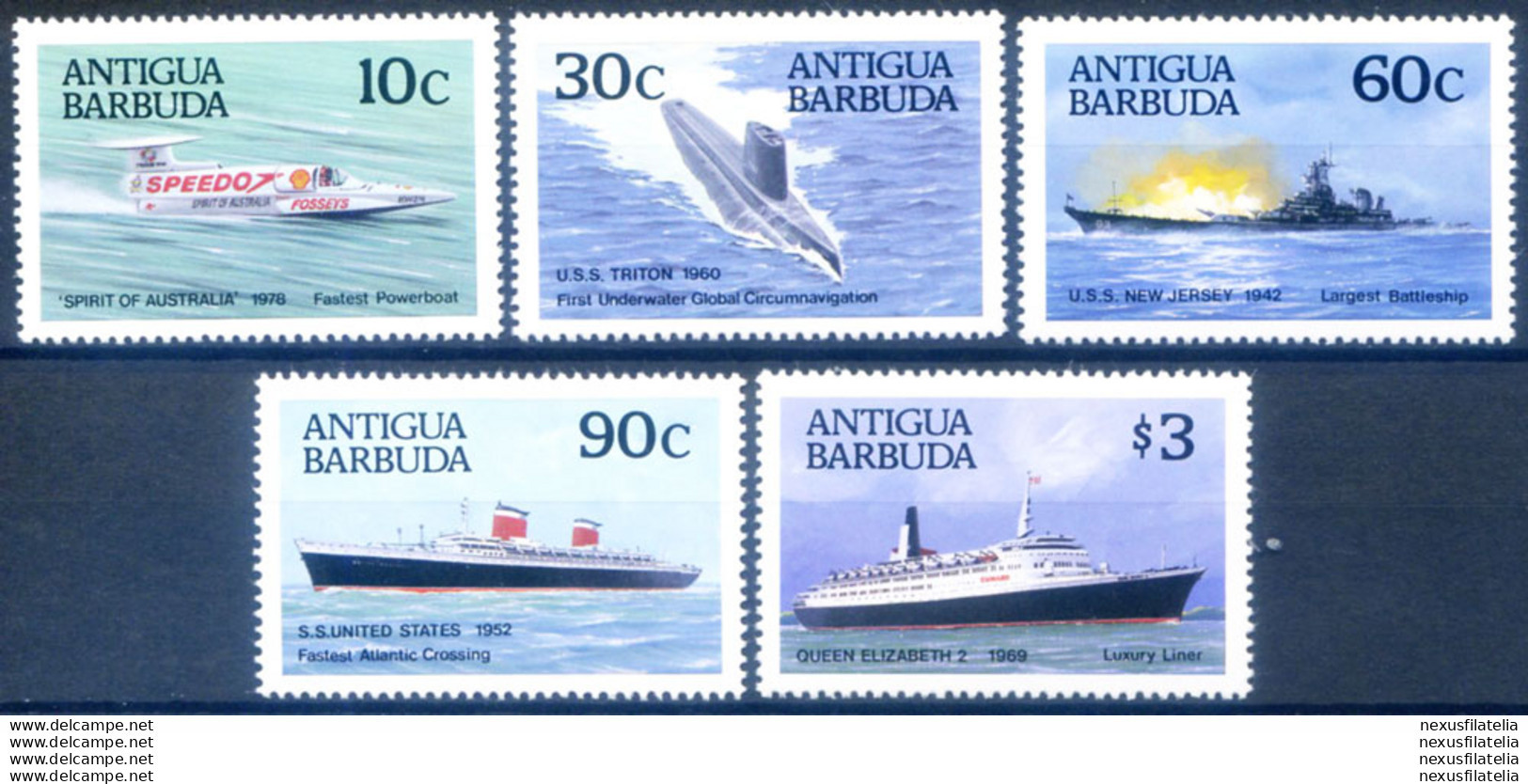 Imbarcazioni Varie 1987. - Antigua Und Barbuda (1981-...)