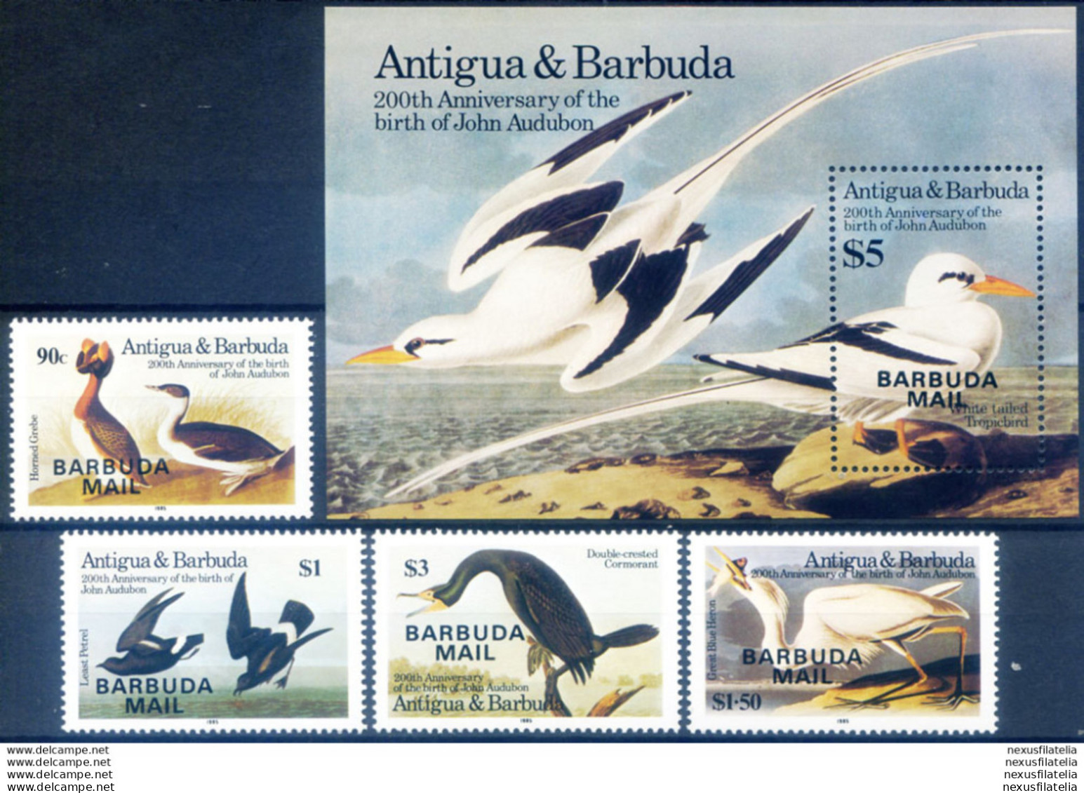 Fauna. Uccelli 1985. - Antigua And Barbuda (1981-...)