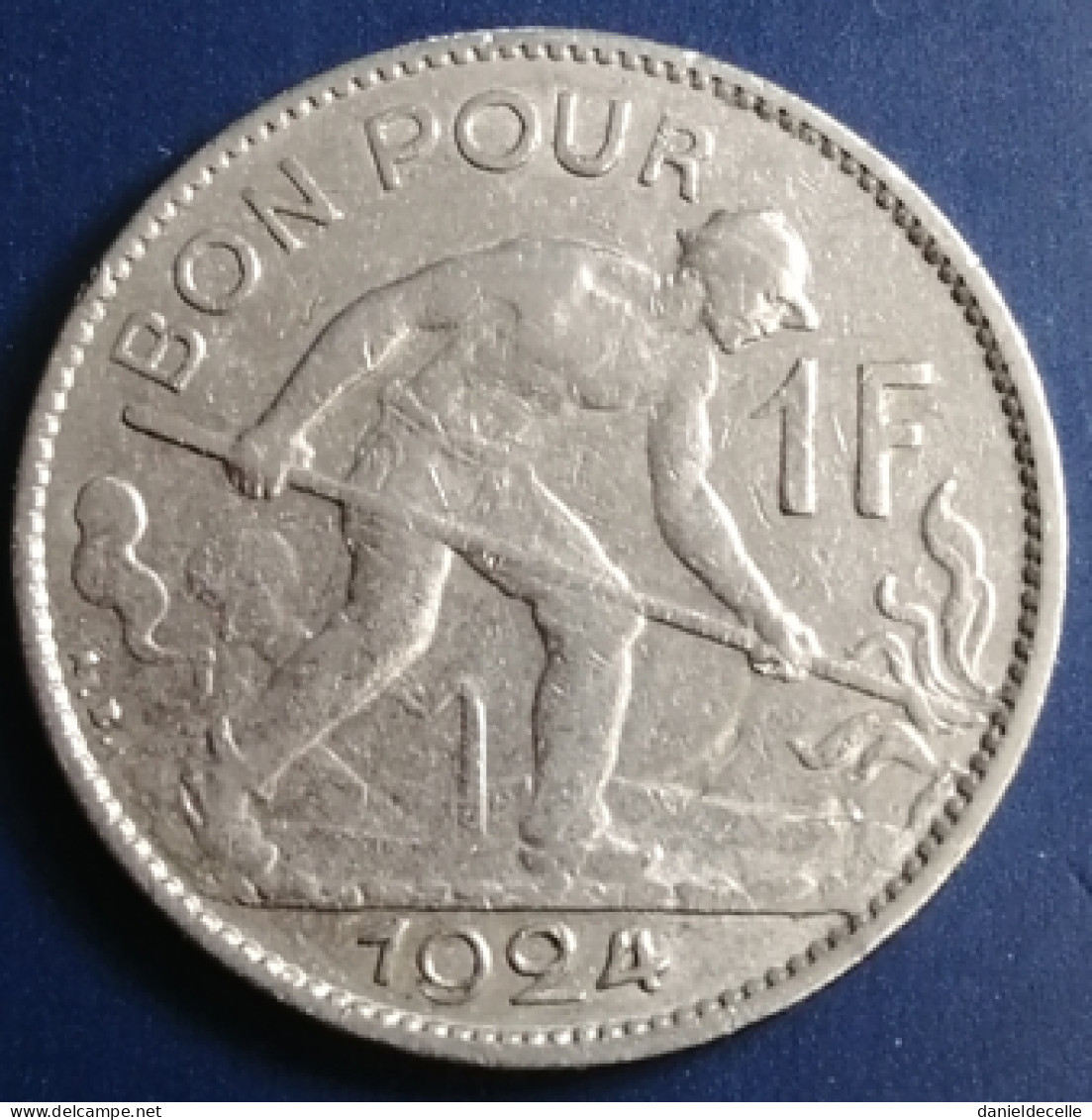 1 Franc Luxembourg 1924 - Luxembourg