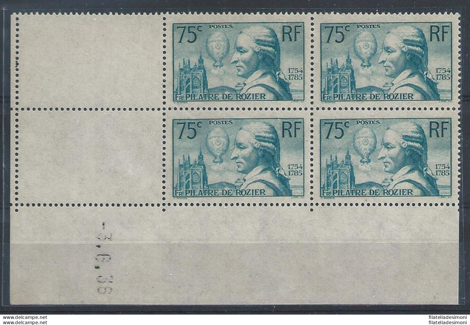 1936 FRANCIA, N. 313 MNH** COIN DATES - Sonstige & Ohne Zuordnung