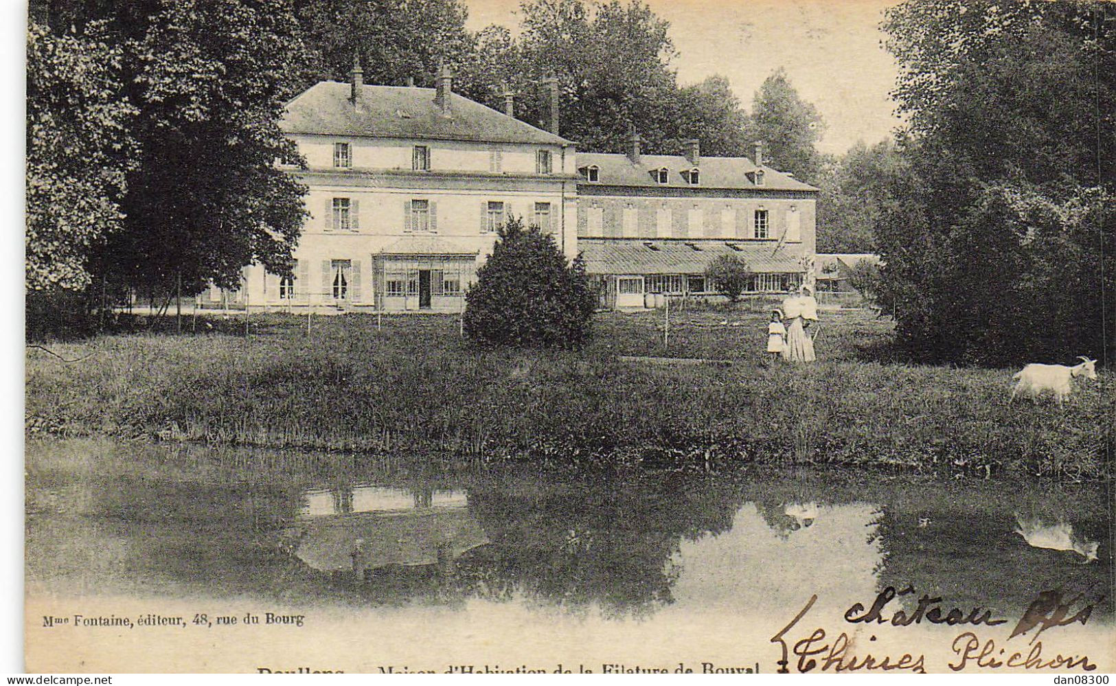 80 DOULLENS MAISON D'HABITATION DE LA FILATURE DE ROUVAL - Doullens