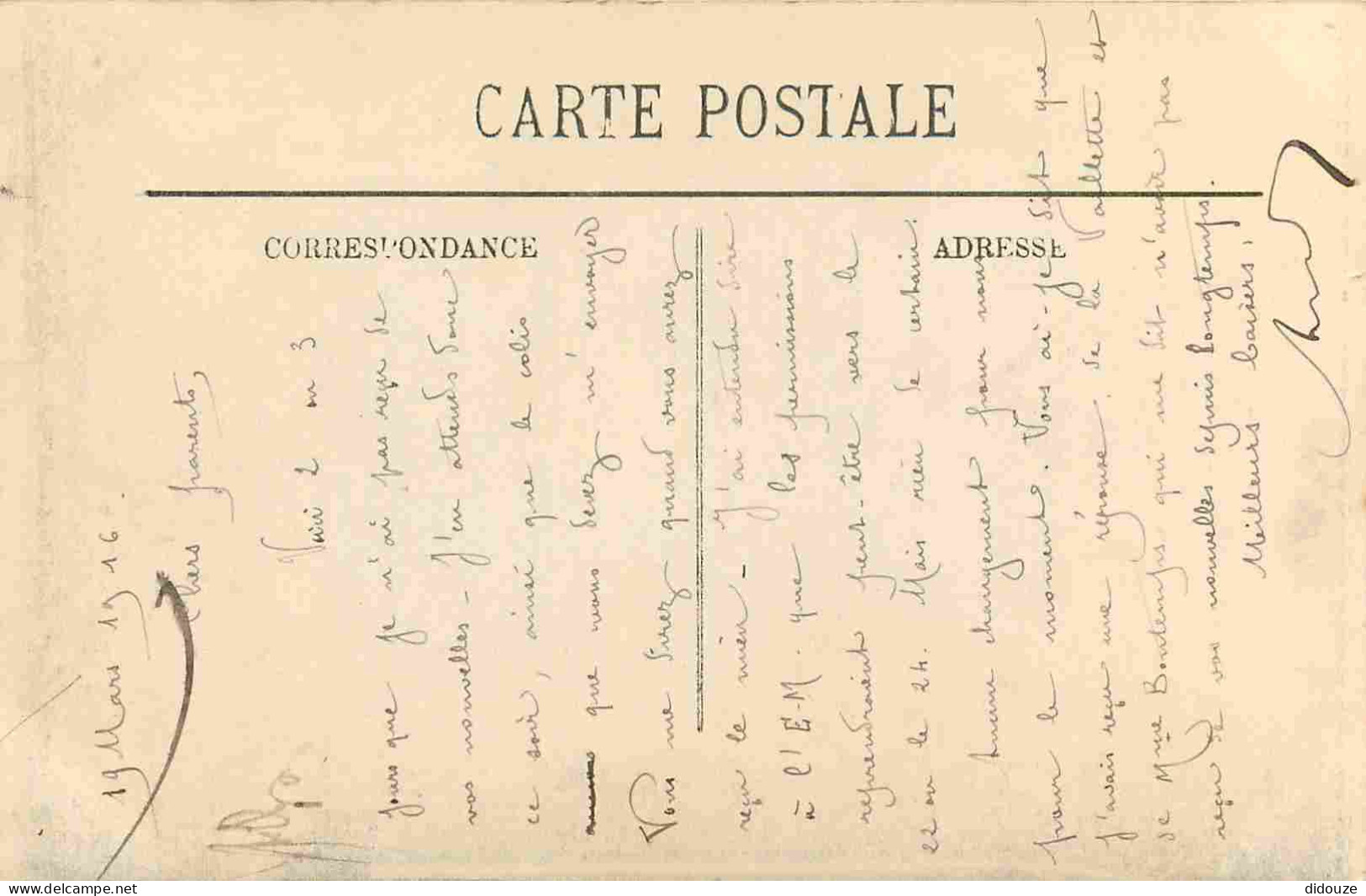 80 - Rue - Chapelle Du Saint Esprit - Correspondance - CPA - Voyagée En 1916 - Voir Scans Recto-Verso - Rue