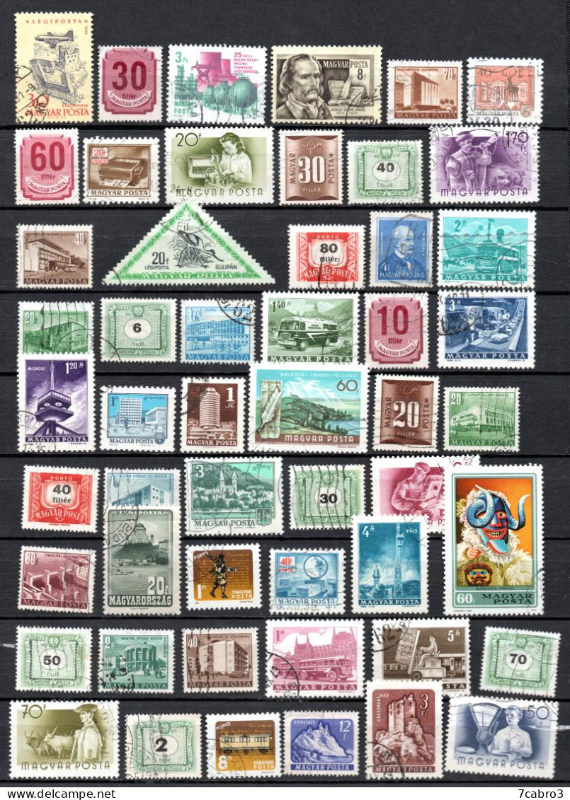 Hongrie Belle Collection De Timbres Oblitérés TB  (140 Timbres Environ) - Collections (sans Albums)