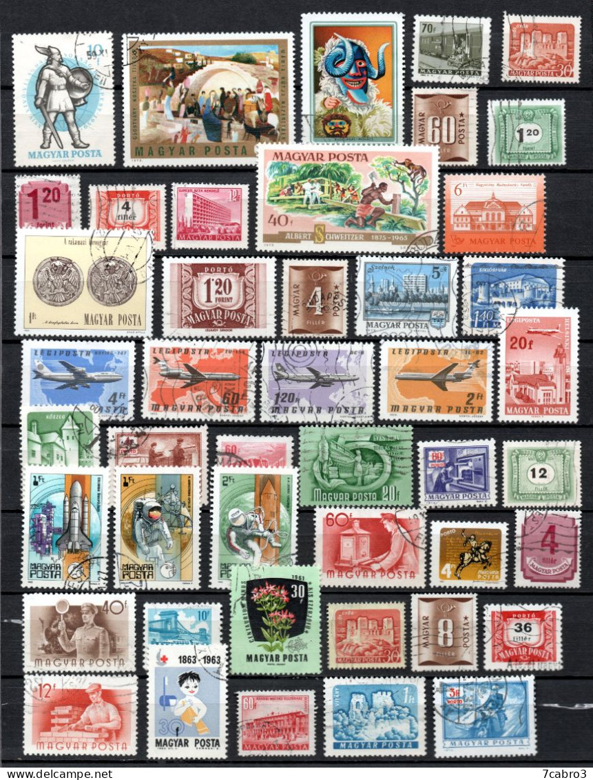 Hongrie Belle Collection De Timbres Oblitérés TB  (140 Timbres Environ) - Collections (without Album)