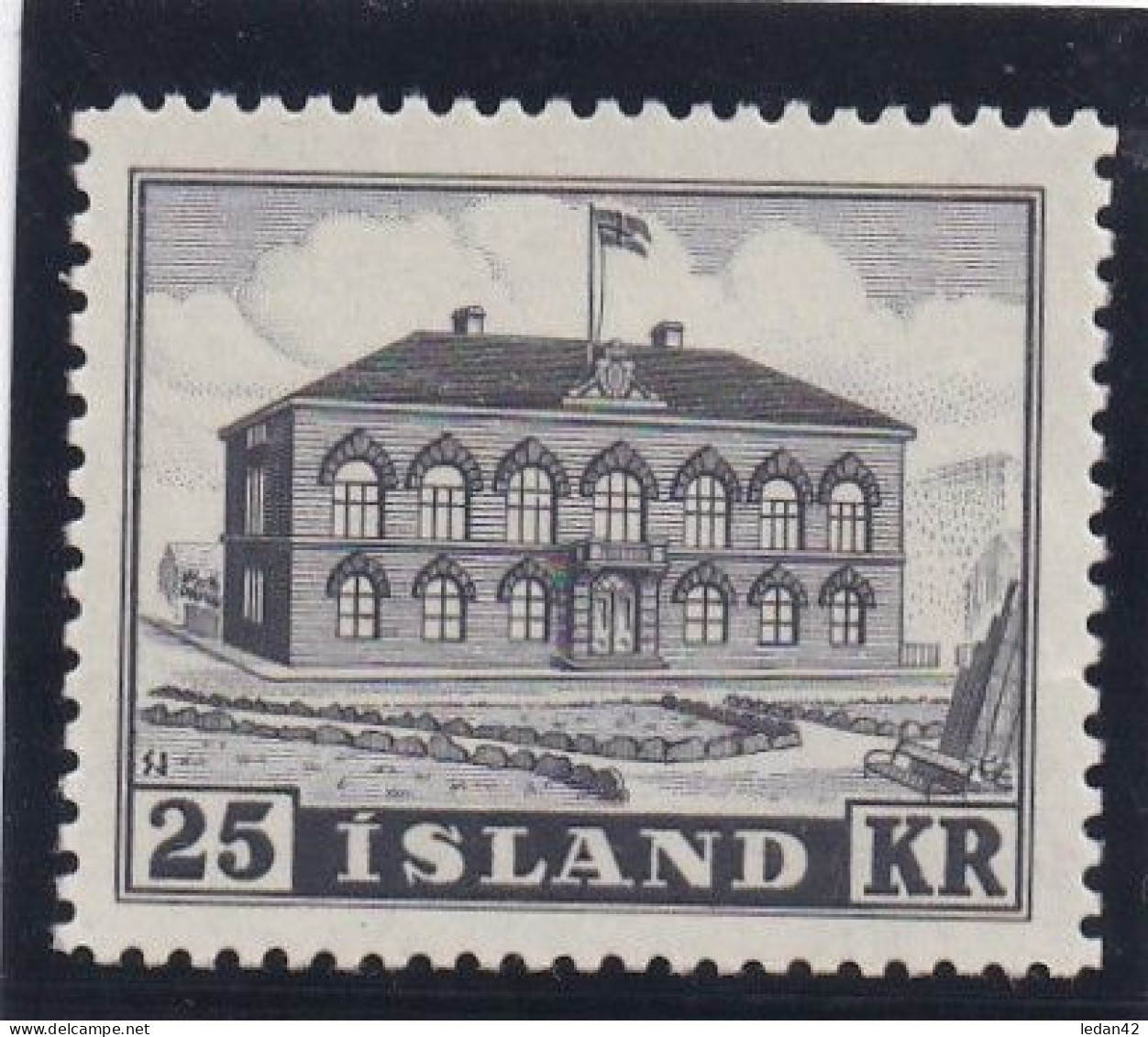 Islande 1952, Cat. Yvert N° 238 **. Parlement De Reykjavik - Neufs