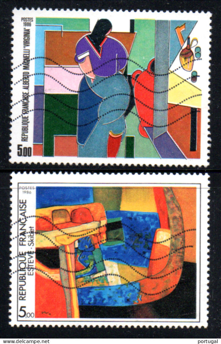 N° 2413,14 - 1986 - Used Stamps