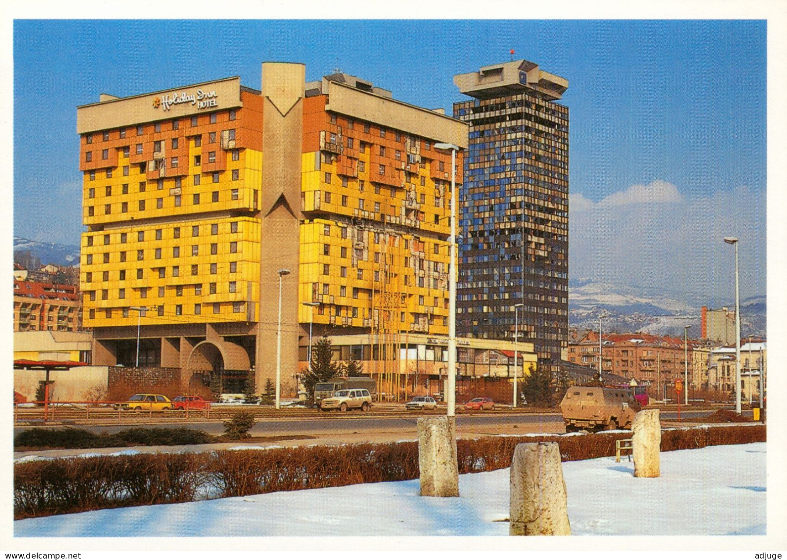 Guerre Bosnie-Herzegovine, SARAJEVO -  La Rénovation De L'Hôtel HOLIDAY INN ** Photo SFOR - Bosnie-Herzegovine