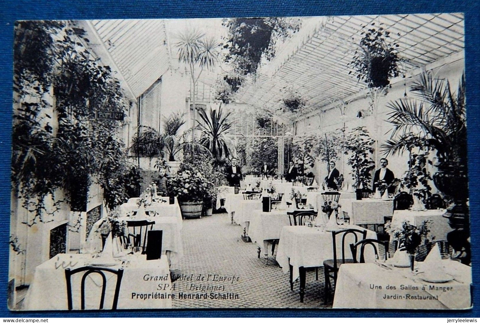 SPA -     Grand Hôtel De L' Europe - Une Des Salles à Manger, Jardin-Restaurant -  Propriétaire Henrard Chaltin - Spa