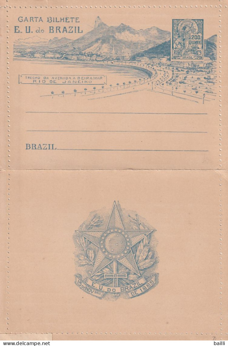 Brésil Entier Postal Illustré - Ganzsachen