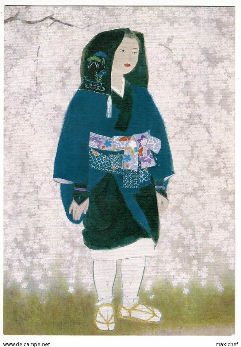 Lot De 5 CPM - Estampes Japonaises, Femmes En Habits Traditionnels - Pas Circulé - Peintures & Tableaux
