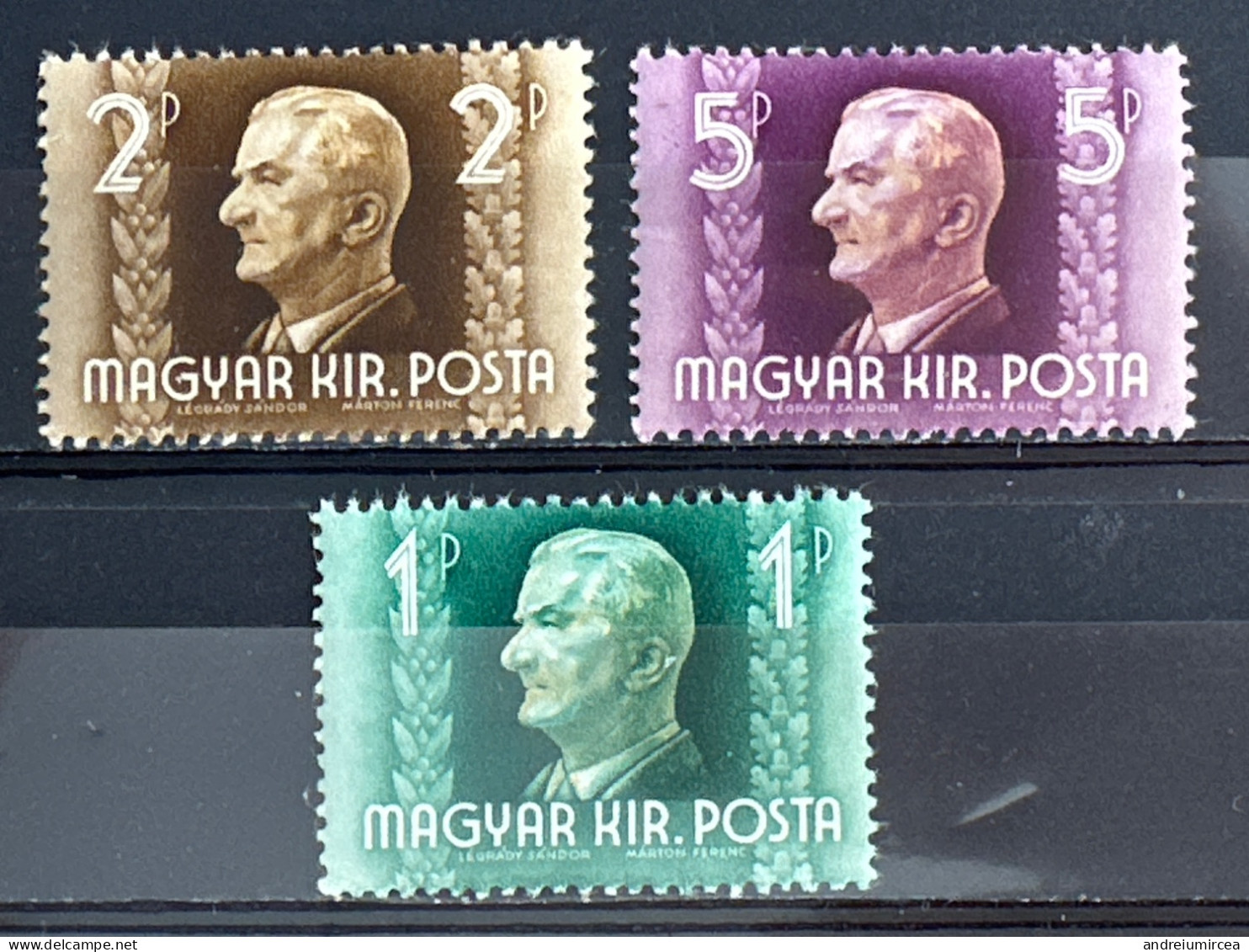 1940 MH Horthy Miclos - Unused Stamps