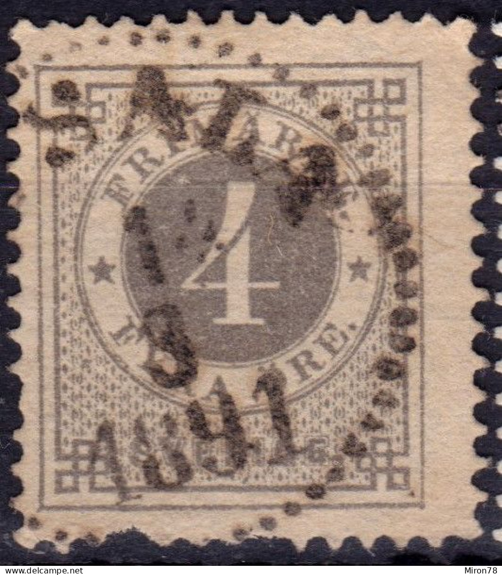 Stamp Sweden 1872-79 4o Used Lot66 - Oblitérés